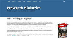 Desktop Screenshot of prewrathministries.org